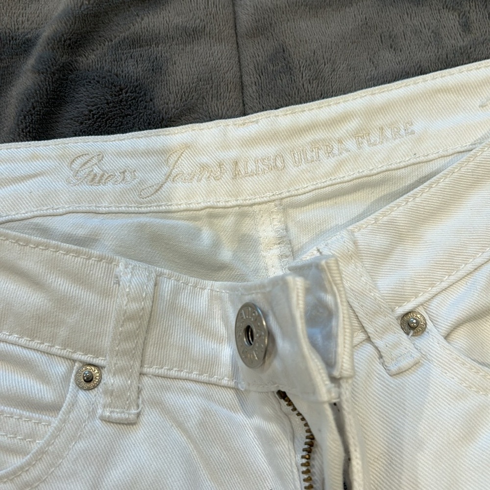 Guess Classic White Denim Jeans y. - Picture 2 of 7
